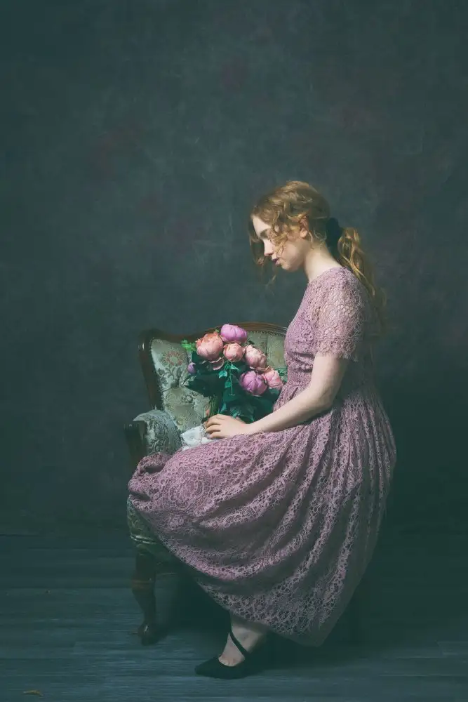 Franke, Ruth: das Mädchen mit den Blumen