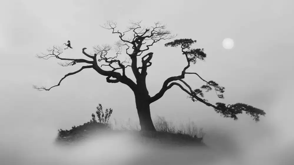Woo, Shin Ryu: Pine tree Alone