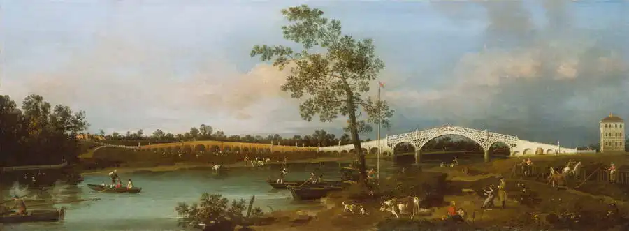 Canaletto, Giovanni: Old Bridge in Wal...