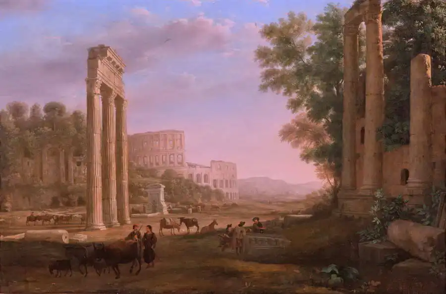 Lorrain, Claude: Ancient ruins