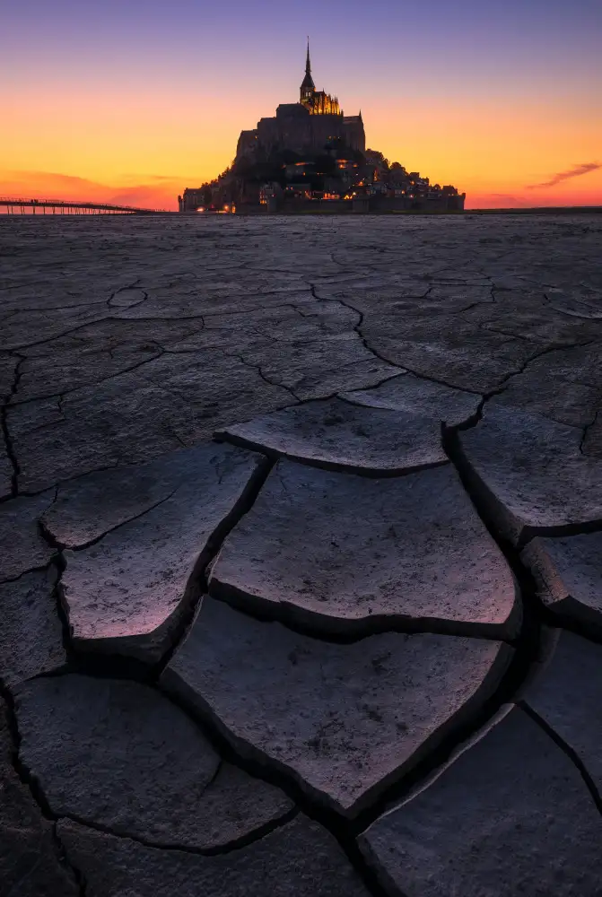 Gastager, Daniel: Le Mont Saint Michel - Sunset
