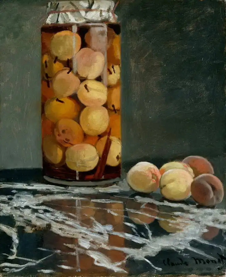 Monet, Claude: Jars of peaches