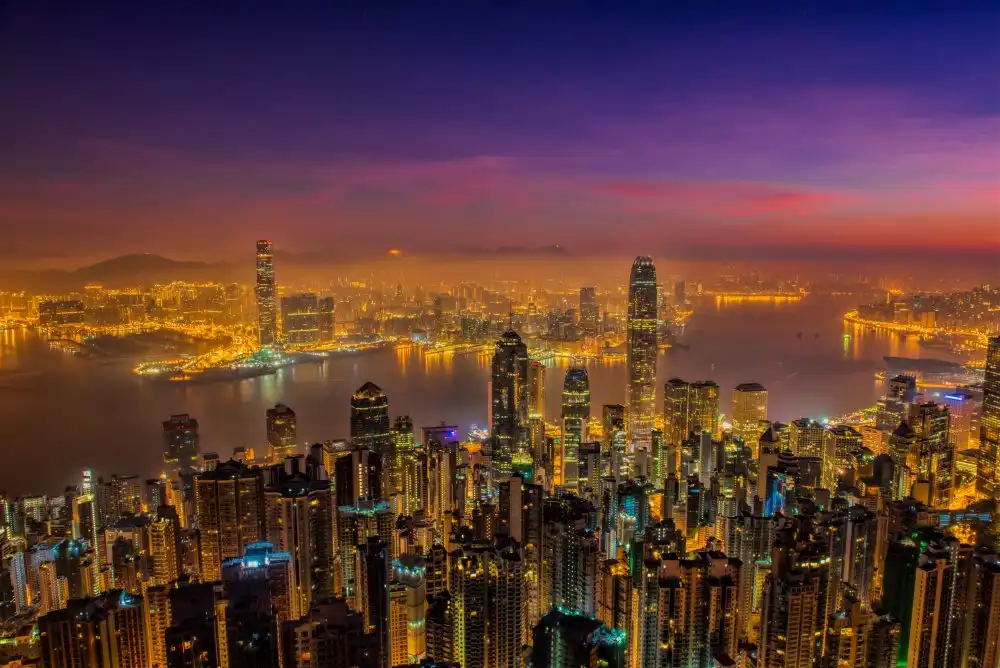 Zhu, Jay: Hong Kong sunrise