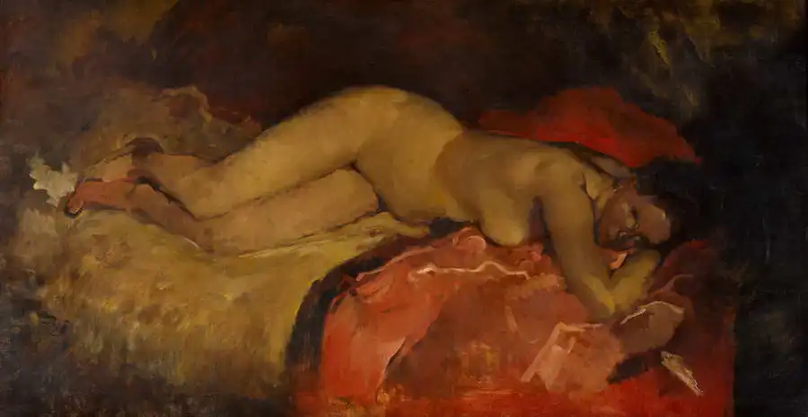 Breitner, George Hendrik: Resting nude