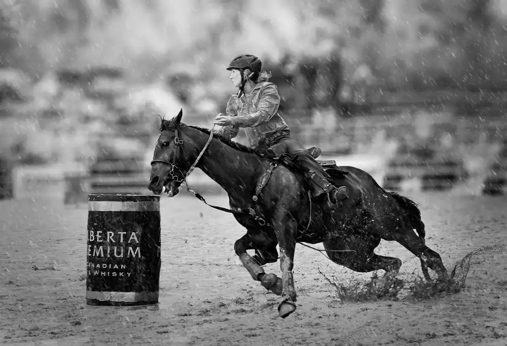 little7: Barrel Racing in The Rain