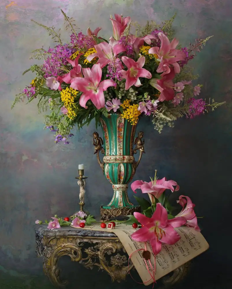 Morozov, Andrey: Stillleben mit Blumen