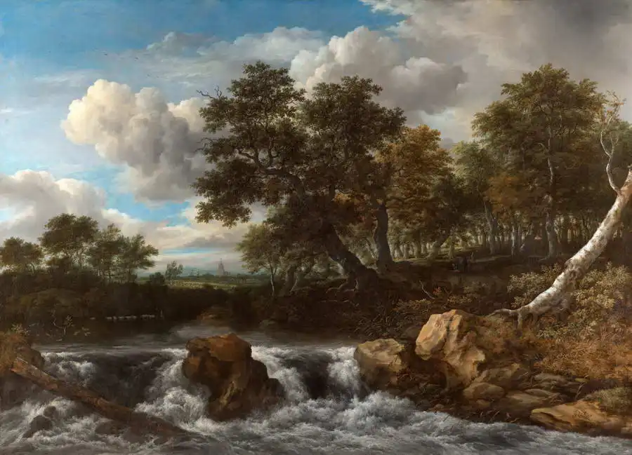 Ruisdael, Jacob: Landscape with rapids