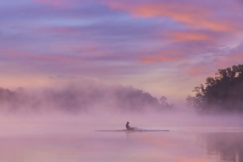 Cloud, Mountain: Misty Lake #5