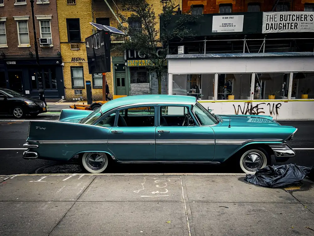 Leeman, Joshua: Turquoise Car