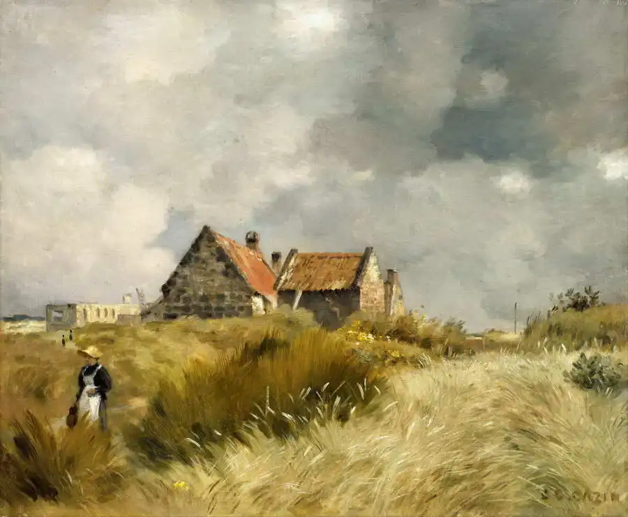 Cazin, Jean Charles: Cottages in the D...