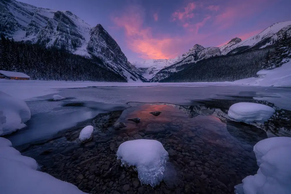 Jacobs, Lydia: Hübscher Morgen am Lake Louise