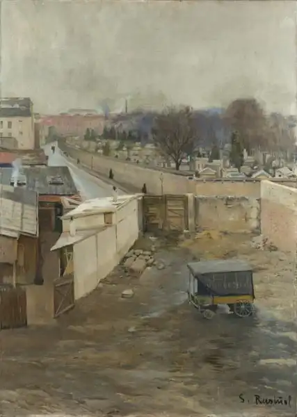 Rusiñol, Santiago: Montmatre cemetery