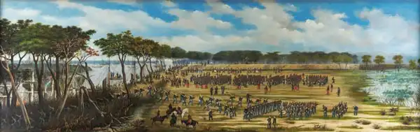López, Cándido: Landing of the Argentine Army in Front of the Trenches of Curuzu