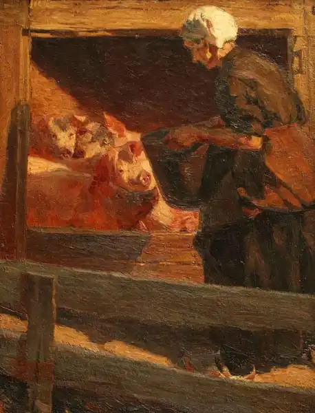 Fader, Fernando: The food of the pigs