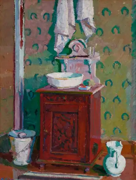 Gilman, Harold: Intérieur avec un lavabo