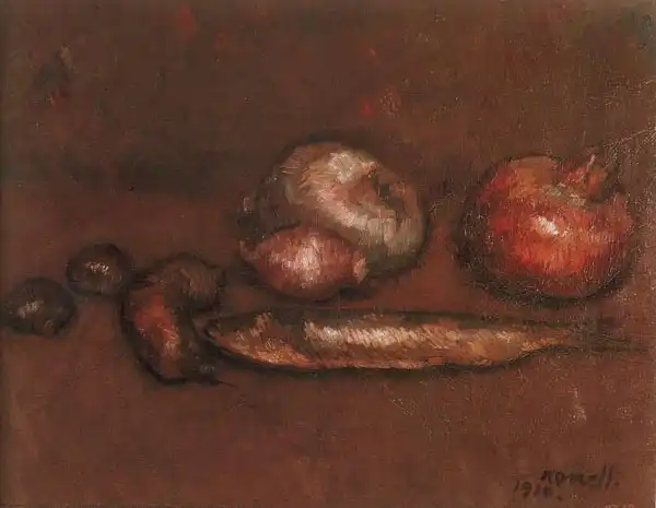 Nonell, Isidre: Still lifre of the herring