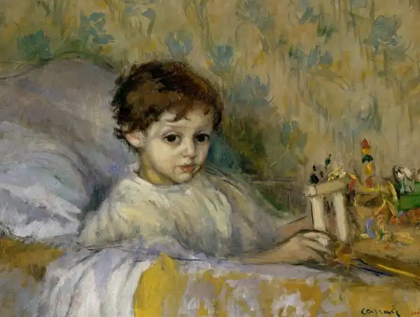 Canals, Ricard: Enfant malade (Octavi, le fils des artistes)