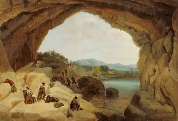 Barron y Carrillo, Manuel: Ambushing a Group of Bandits at the Cueva del Gato