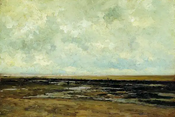 Haes, Carlos de: Villerville Beach. Normandy
