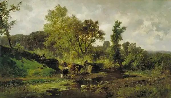 Haes, Carlos de: Vlámská krajina