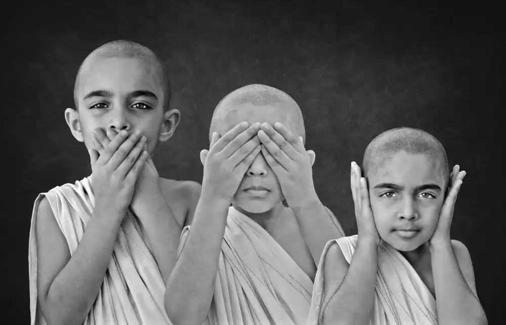 Reza, Nayyer Sayyed: Speak, See, Hear   No Evil