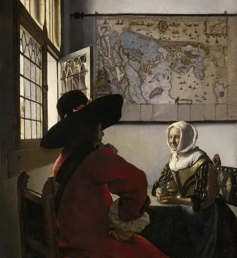 Vermeer, Jan: Visite dei soldati