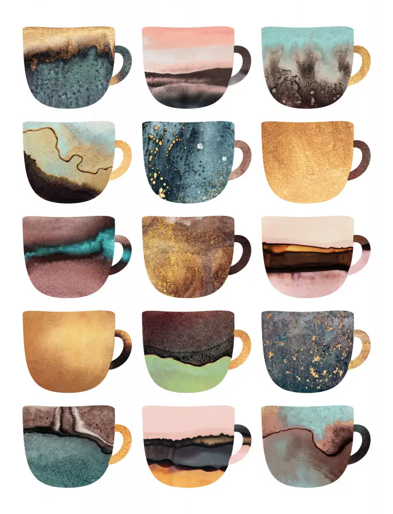 Fredriksson, Elisabeth: Earthy Coffee Cups