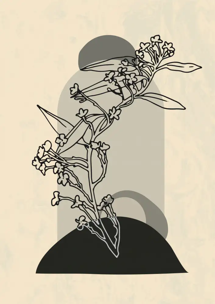 NKTN: Flor abstracta 5