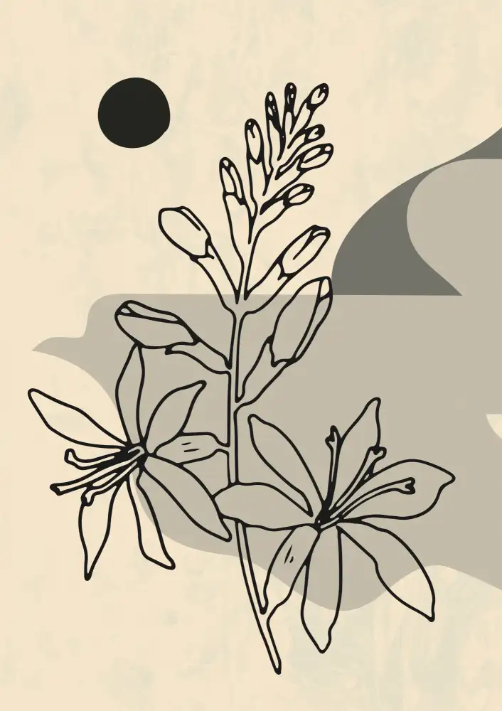 NKTN: Abstrakte Blume 1