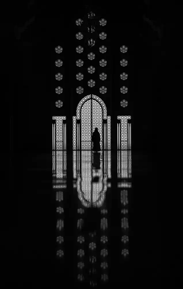 Raskin, Moris: in the Hassan II Mosque