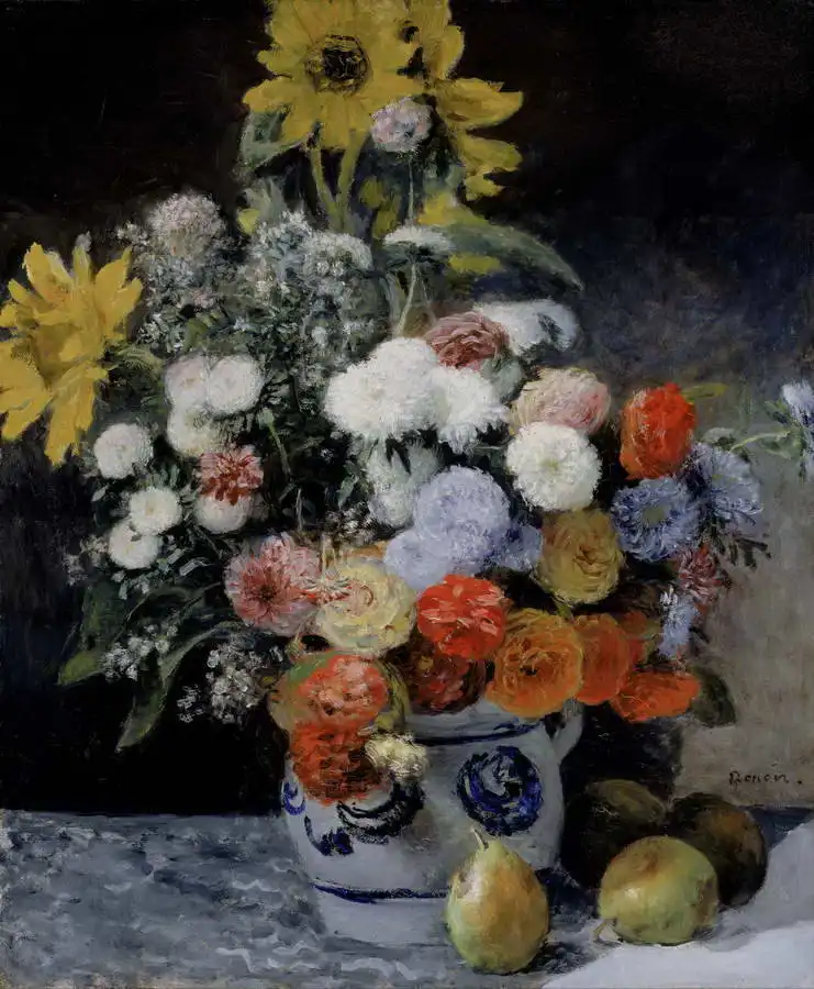 Renoir, Auguste: Vase mit Blumen