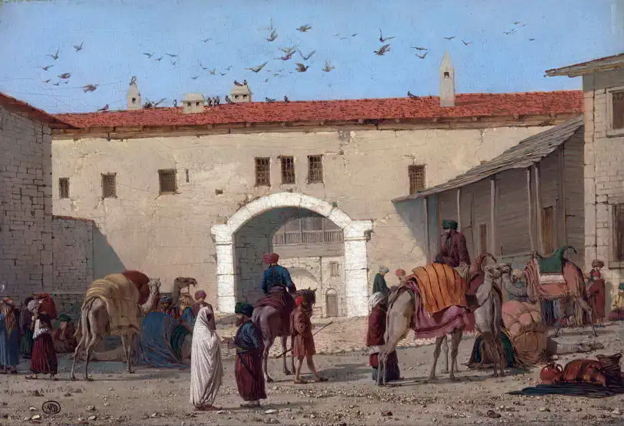 Dadd, Richard: Caravan refuge in Asia Minor