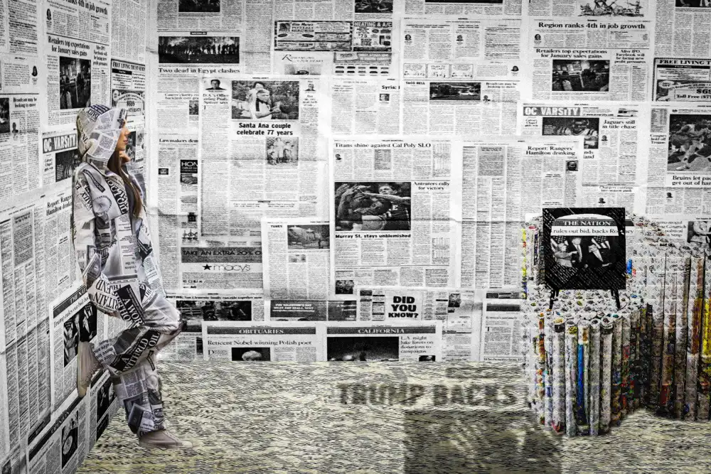 Dan, Ciupureanu: News paper room