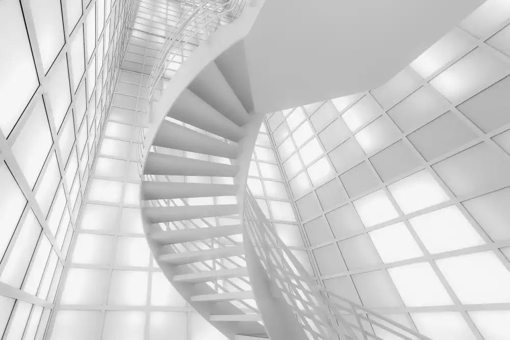 Bauer, Andreas: Stairs in White