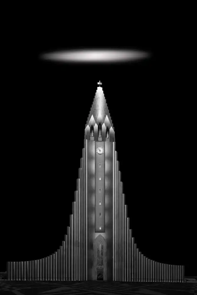 Wang, Ti: Hallgrímskirkja church in Iceland