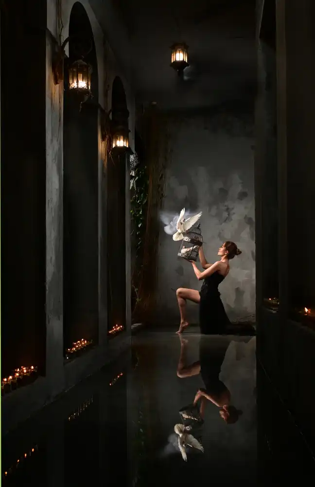 Aditya, Rawisyah: Playing with the doves