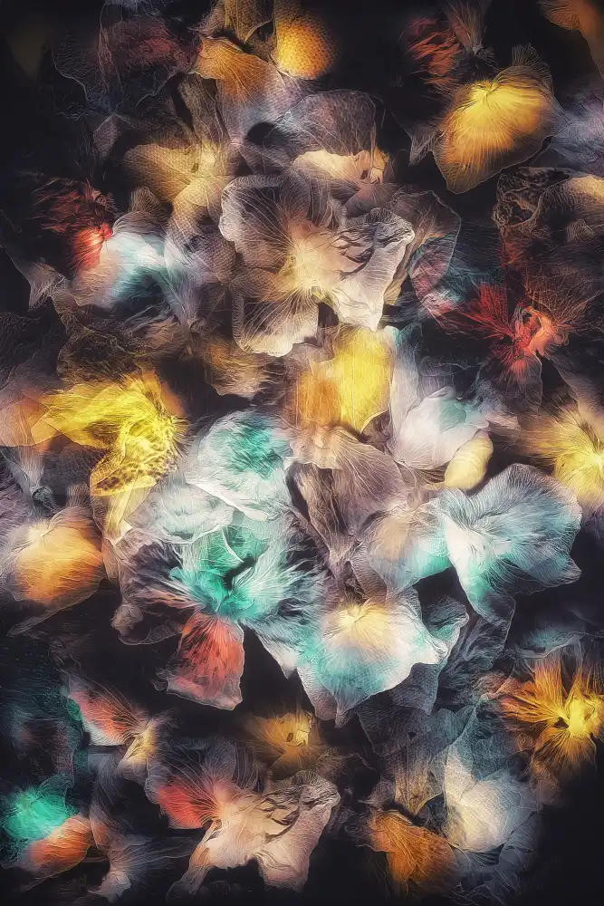 Shumilova, Ludmila: Scattered orchids