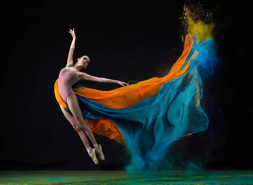 Aditya, Rawisyah: Two colors flying ballerina