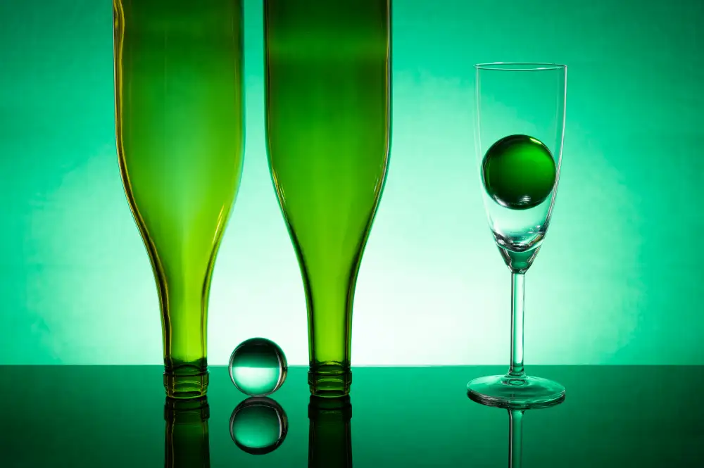 Yakubovitch, Azriel: Green Glass #13