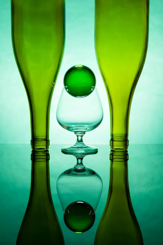 Yakubovitch, Azriel: Green Glass #14