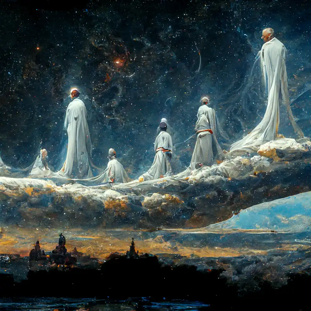 Tesching, Klaus: seven monks
