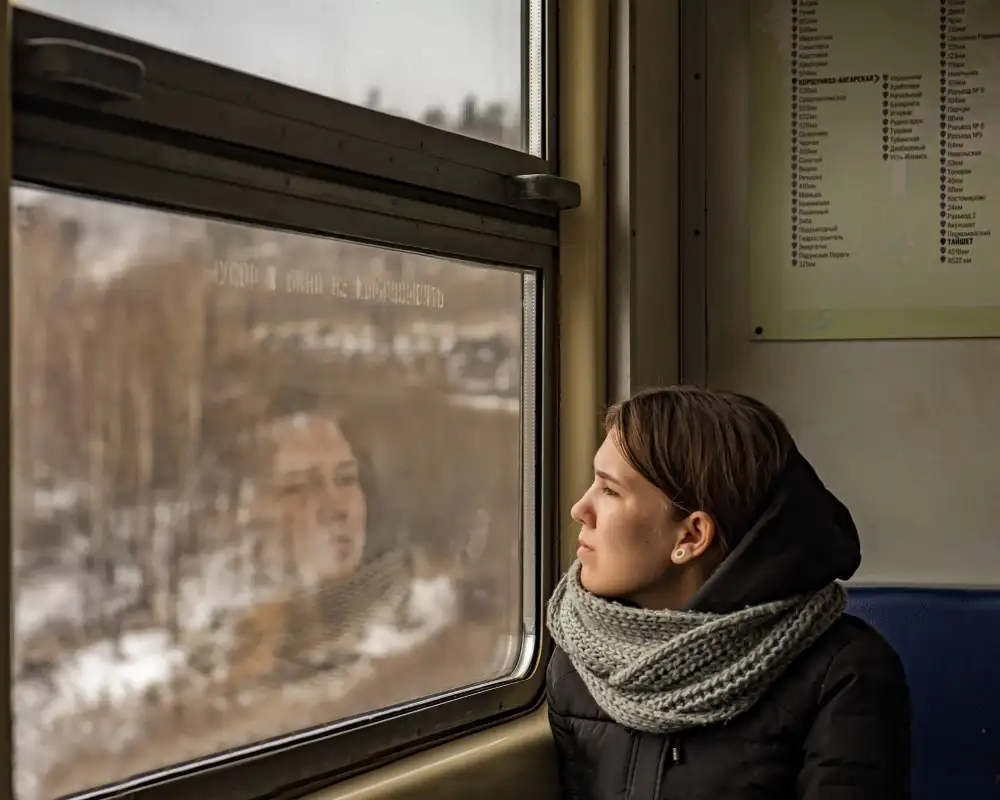 Golani, Aharon: Dame dans un train