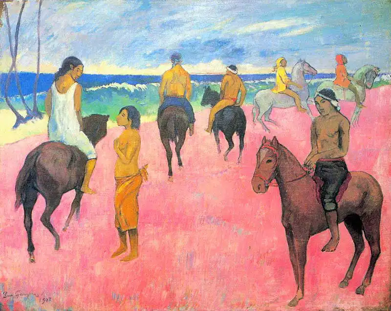 Gauguin, Paul: Riders on the bea...