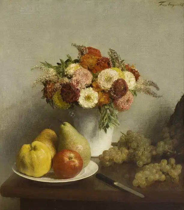 Fantin-Latour, Jean: Flowers with fruits
