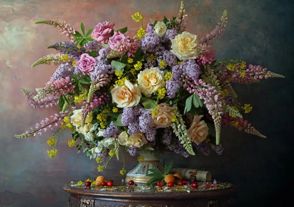 Morozov, Andrey: Stillleben mit Blumen