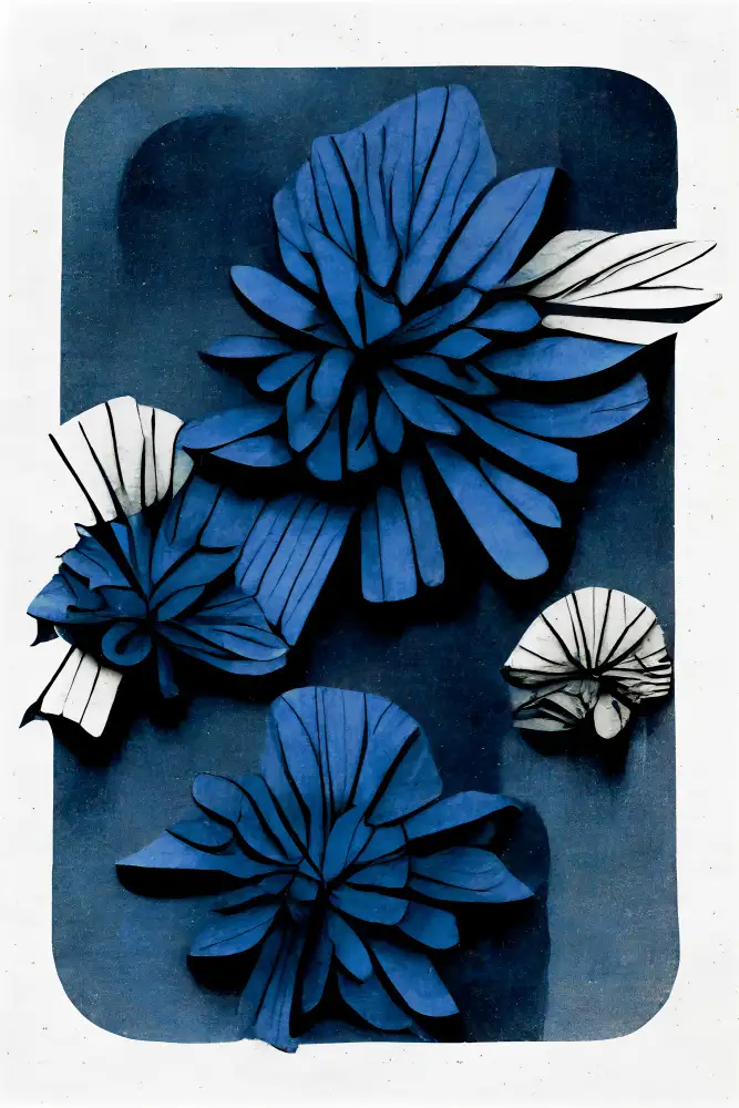 Treechild: Fleurs bleues