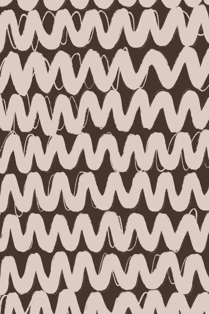 Treechild: Grand motif zigzag beige