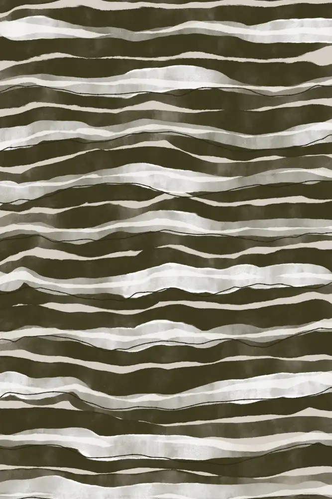 Treechild: Vagues aquarelles vertes