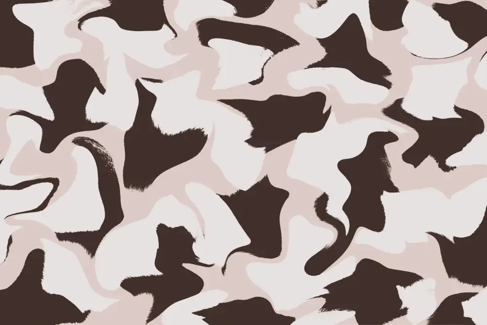 Treechild: Motif fouetté blanc et marron