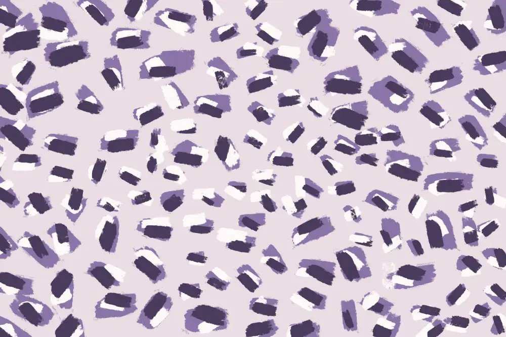 Treechild: Scattered Small Purple Strokes Pattern